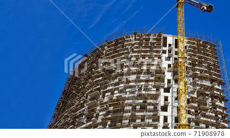 multi-storey building under construction (new residential complex) , Moscow, Russia multi-storey building under construction (new residential complex) , Moscow, Russia 71908978