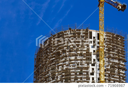 multi-storey building under construction (new residential complex) , Moscow, Russia multi-storey building under construction (new residential complex) , Moscow, Russia 71908987