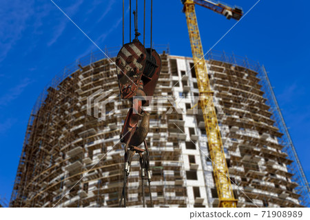 multi-storey building under construction (new residential complex) , Moscow, Russia multi-storey building under construction (new residential complex) , Moscow, Russia 71908989