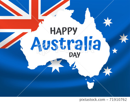 Happy australia day vector concept 71910762