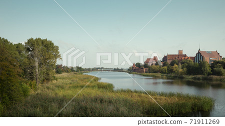 Panorama of medieval teutonic castle in Malbork, Poland Panorama of medieval teutonic castle in Malbork, Poland 71911269