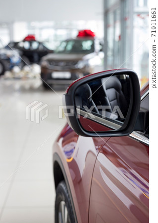 New modern cars with blur background. 71911661