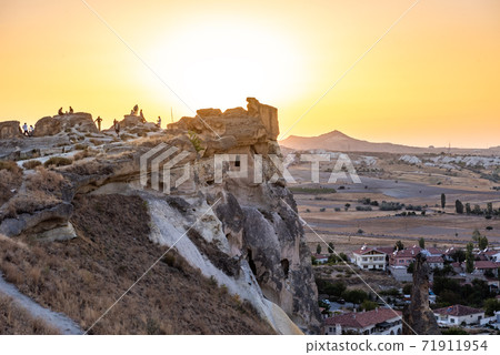 Old troglodyte settlement of Cavusin, Cappadocia, Turkey 71911954