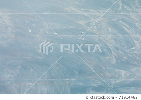 wooden floor renovation background, filling and coloring with blue paint 71914462