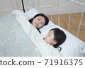 Mother-daughter sleep 71916375