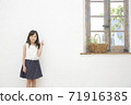 Girl pointing at you 71916385