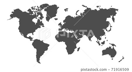 Define The World Map High-Definition World Map Illustration. - Stock Illustration [71916509] -  Pixta