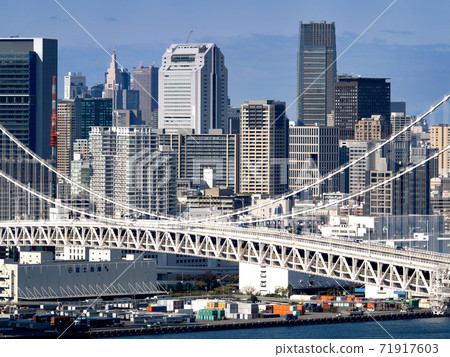 東京彩虹橋和東京港 71917603