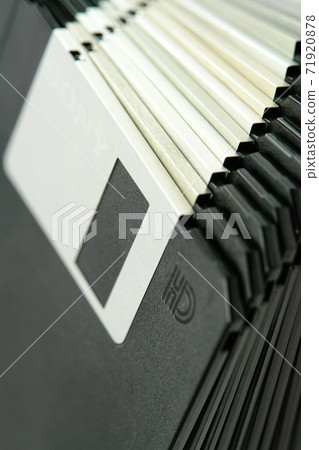 Stack of vintage floppy drives Stack of vintage floppy drives 71920878