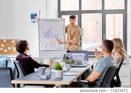 business team or startuppers working at office 71925671