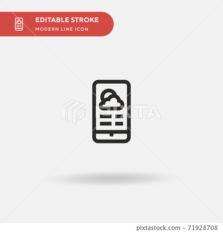 Weather Forecast Simple vector icon. Illustration symbol design template for web mobile UI element. Perfect color modern pictogram on editable stroke. Weather Forecast icons for your business project Weather Forecast Simple vector icon. Illustration symbol design template for web mobile UI element. Perfect color modern pictogram on editable stroke. Weather Forecast icons for your business project 71928708