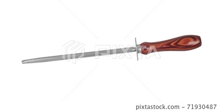 Knife sharpener isolated on white background. Knife sharpener isolated on white background. 71930487