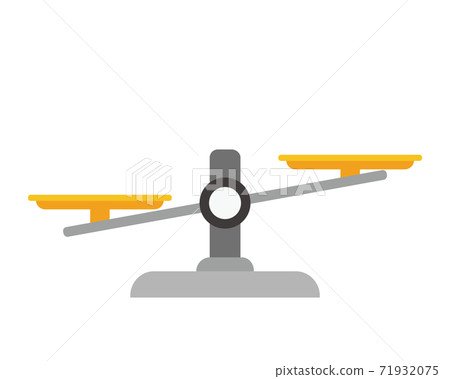 Vector illustration of a scale 71932075