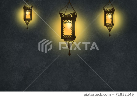 Lamps and light background Lamps and light background 71932149