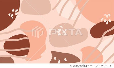 Vector Cute Pattern with hand drawn elements. background design shape colorful color 71932823