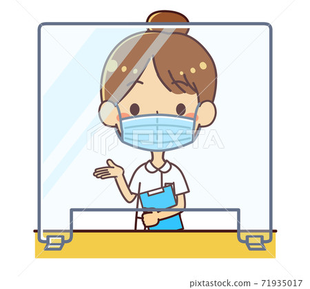 壓克力板接待員護士指導圖 壓克力板接待員護士指導圖 71935017