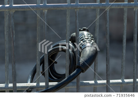 Bicycle lock with code combination, bike protection Bicycle lock with code combination, bike protection 71935646