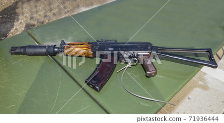 5.45 mm Kalashnikov assault rifle shortened silent  71936444