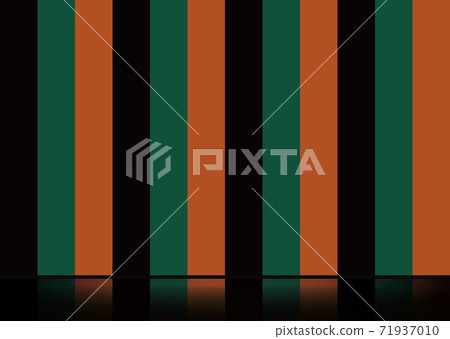 Kabuki curtain and reflective stage wallpaper 71937010
