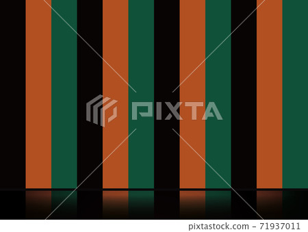 Kabuki curtain and reflective stage wallpaper 71937011