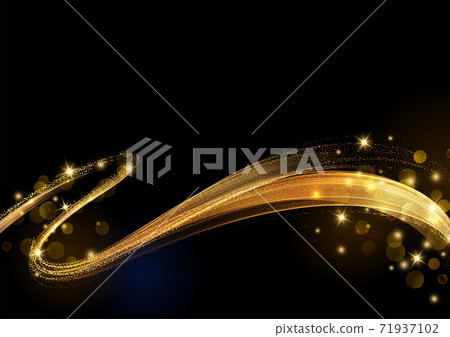 Holiday Abstract shiny color gold design element 71937102