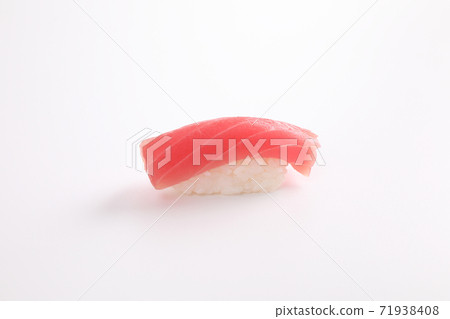 Tuna sushi , Japanese food isolated in white background Tuna sushi , Japanese food isolated in white background 71938408