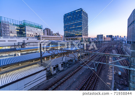 Ikebukuro Station Scenery Diadeck Diagate Afternoon Dusk Evening Night City Center Tokyo Railroad 71938844
