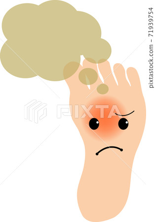 Cute character illustrations of stinky soles 71939754