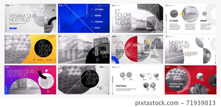 Graphic Design Project Proposal Presentation. Infographic Slide Template. For use in Presentation, Flyer and Leaflet, SEO, Marketing, Webinar Landing Page Template, Website Design, Banner. 71939813