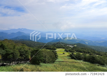 Kiribetsu plateau in summer 71941428