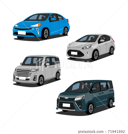 Car illustration set 71941892