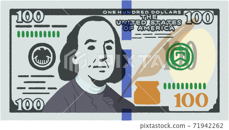 100 dollar bill 71942262