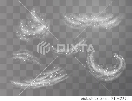 Snow and wind 71942271