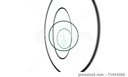 CG circle: Multiple rotating rings - Stock Illustration [71943080] - PIXTA
