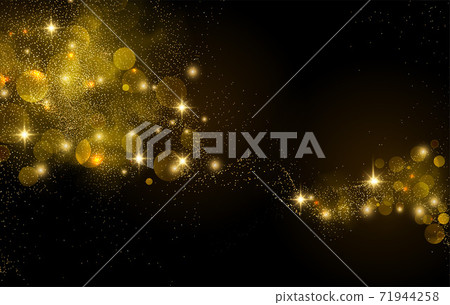 Holiday Abstract shiny color gold design element 71944258