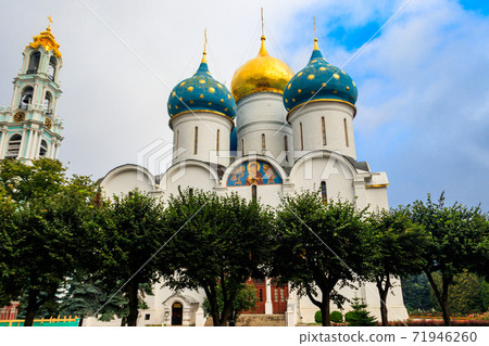 Assumption Cathedral of Trinity Lavra of St. Sergius in Sergiev Posad, Russia 71946260