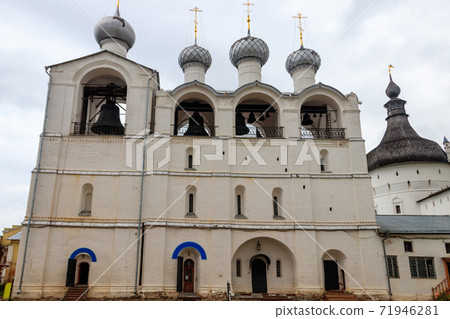 Belfry of Assumption Cathedral in Rostov Kremlin, Russia 71946281