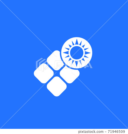solar panel vector solid icon solar panel vector solid icon 71946509