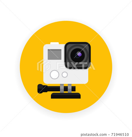 action camera icon in flat style action camera icon in flat style 71946510