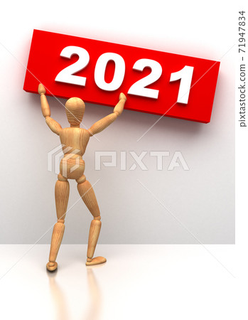 New Year 2021 sign 71947834