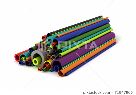 Colorful Plastic pipes Colorful Plastic pipes 71947966