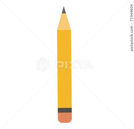 Isolated pencil yellow 71949604