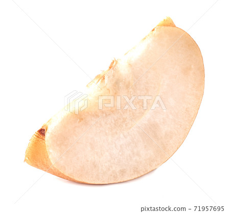 Chinese pear isolated on white background Chinese pear isolated on white background 71957695