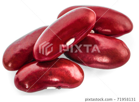 Red bean isolated on white background 71958131