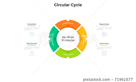 Modern Infographic Vector Template 71962877