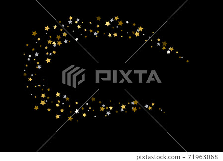 Stream from gold and silver stars Stream from gold and silver stars 71963068