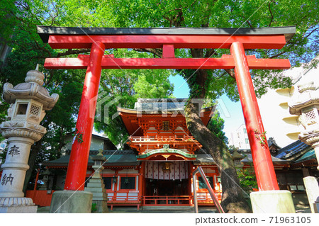 春日神社<愛知縣名古屋市>,主殿內漆成紅色 春日神社<愛知縣名古屋市>,主殿內漆成紅色 71963105