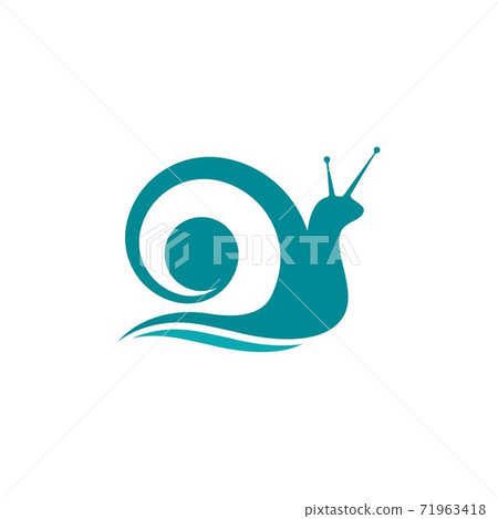 Snail Vector icon design illustration 71963418
