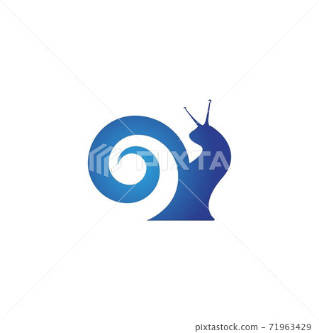 Snail Vector icon design illustration Snail Vector icon design illustration 71963429