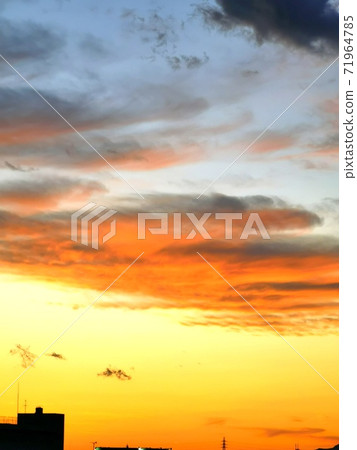 Sky of sunset Sky of sunset 71964785